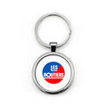 Round Stainless Steel Keychain