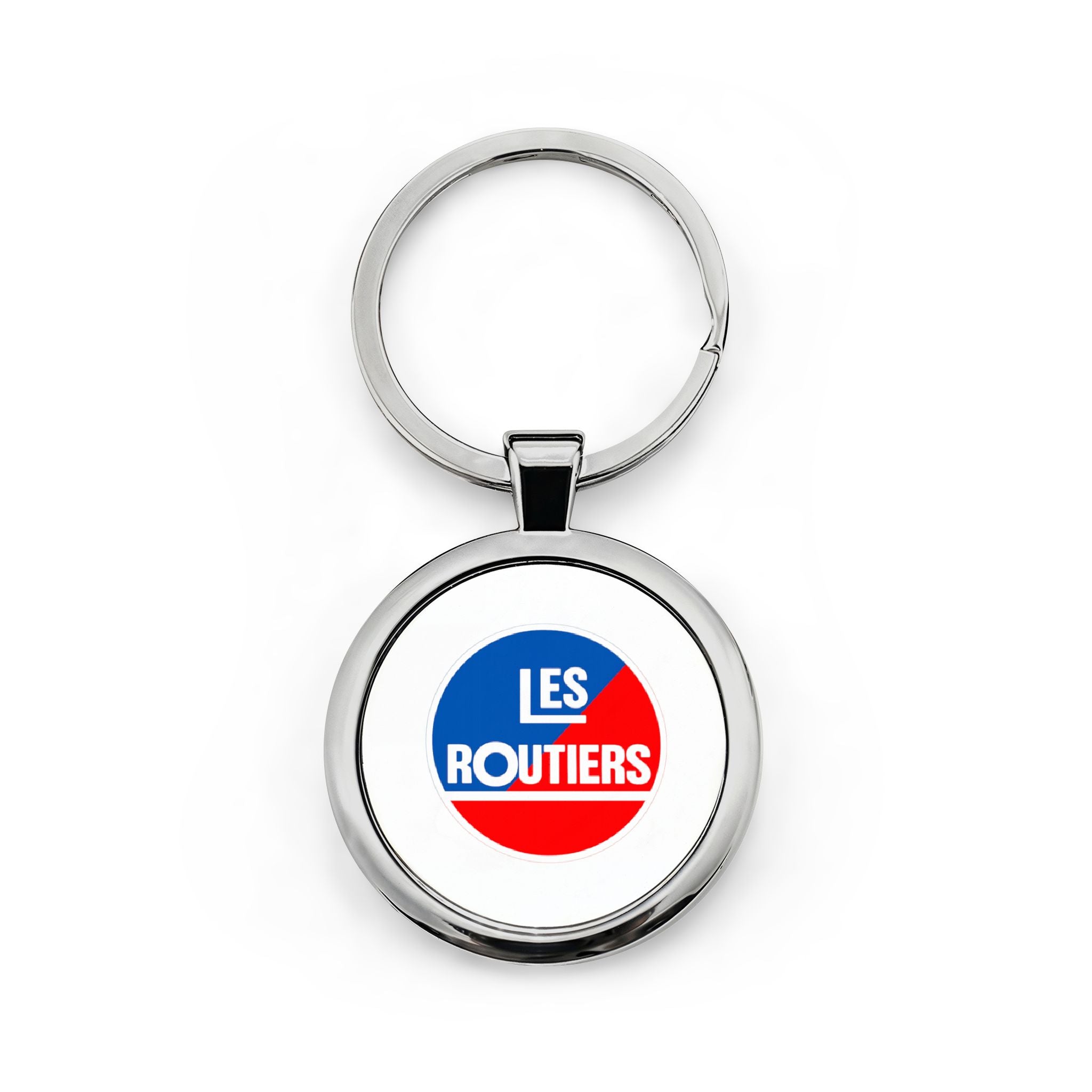 Round Stainless Steel Keychain