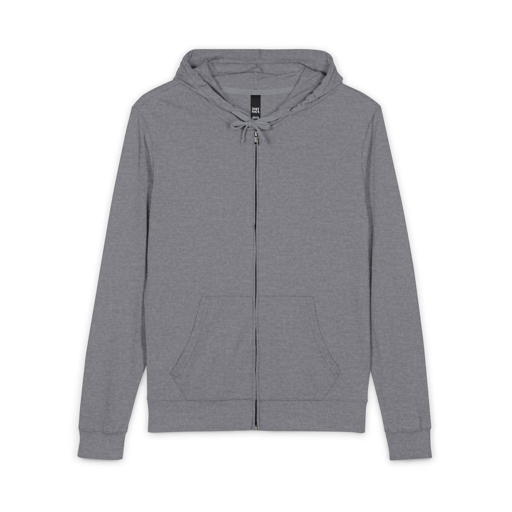 District® Unisex Jersey Full-Zip Hoodie