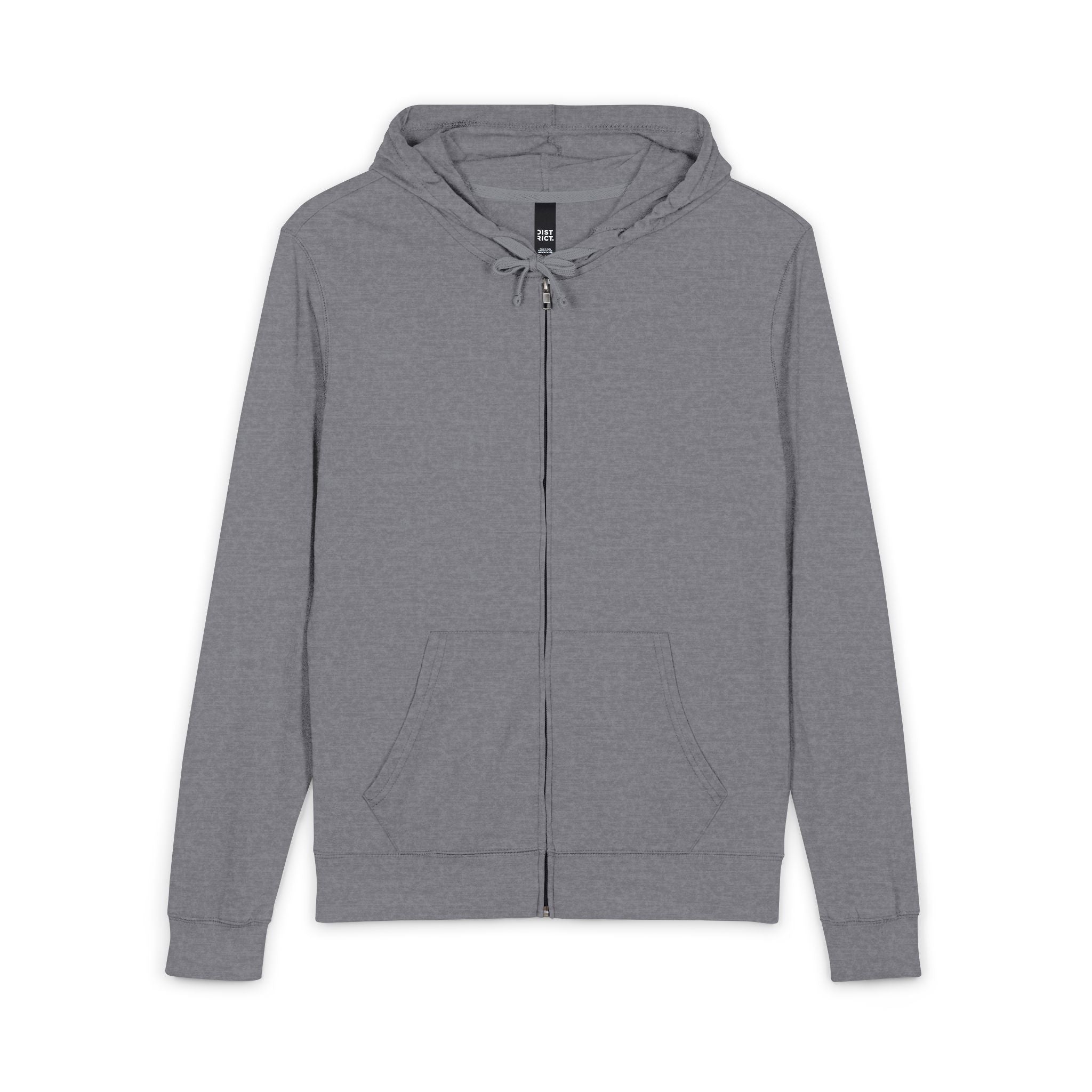 District® Unisex Jersey Full-Zip Hoodie